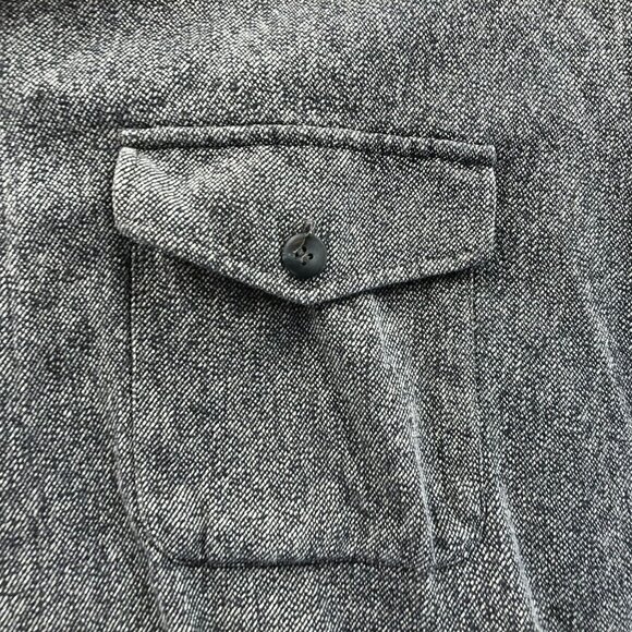 Classic Mens Shirt Size XL Gray Long Sleeve Button-Up Casual Classic Cotton - Picture 6 of 11